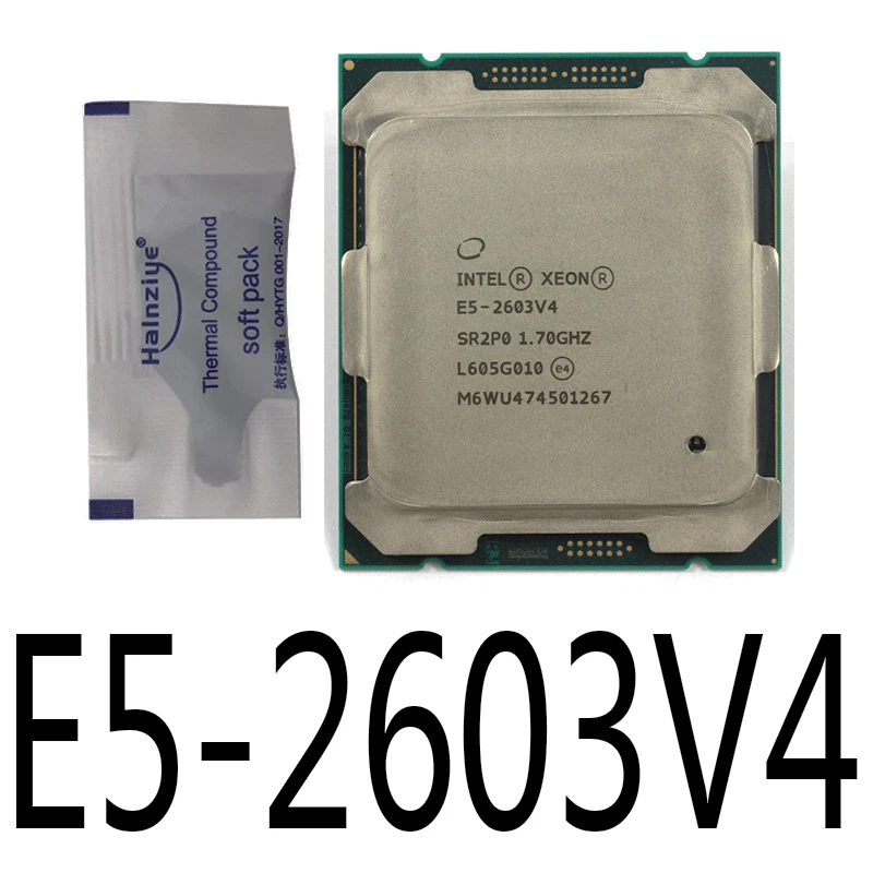 Intel Xeon e5-2603 v4 CPU processor sr2p0 1.70ghz 6 core 15 MB 85w lga2011-3 - Image 1 of 1