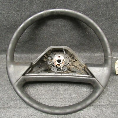 1988-1993 Dodge Ram Truck D150 W150 Steering Wheel 4333706 Black Rubber 52657 - Image 1 of 4