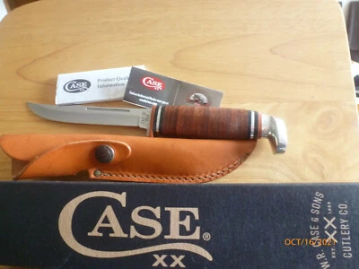 Case XX CA-381 Hunting Knife With Leather Sheath NIB with all paperwork - Image 1 of 4