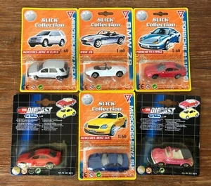 SLICK COLLECTION (WELLY) 1:60 Lot de 6 voitures miniatures - Picture 1 of 3