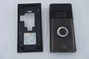 Ring 2nd Gen 1080p Video Doorbell - Venetian Bronze Recording Camera - Picture 1 of 5
