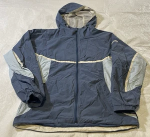 Columbia Regenjacke Damen M Packable Wind Breaker Full Zip Kapuze blau NEU - Bild 1 von 10