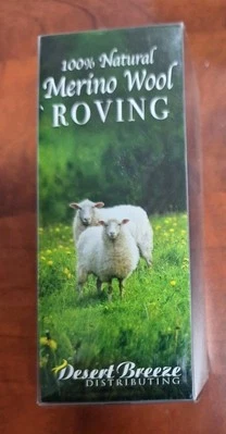 100% Natural Merino Roving Azul Teal para Spinning, Manualidades. Se envía gratis Foto 1 de 2