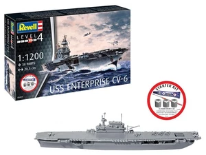 Revell 75824 Starter Kit USS Enterprise CV-6 mit Basiszubehör Navy Flugzeugträge - Bild 1 von 5
