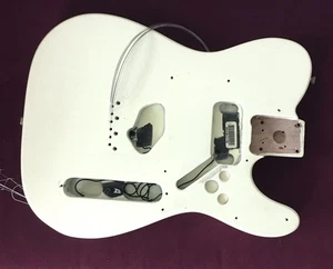 Fender Standard Tele Body Ontano Biondo Naturale Invecchiato Reliquia Scaricato + Alcuni Ricambi - Foto 1 di 13