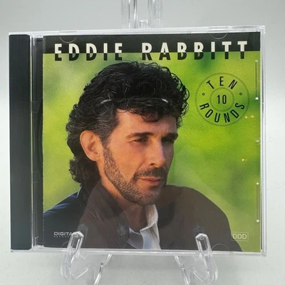 Eddie Rabbitt Ten Rounds CD Album 1991 Capitol Nashville Country Pop Music Foto 1 de 4