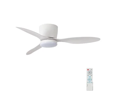 Moxyrano 42 in. White LED Integrated Indoor Ceiling Fan with Light and Remote - Image 1 of 4
