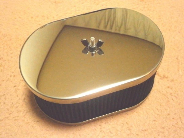 Filtro de aire de acero inoxidable para Datsun S30Z Solex Weber 240Z L28 L26 Foto 1 de 4