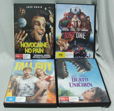DVD's Death of a Unicorn, Novocane, Red One, Fall Guy - image 1 of 2