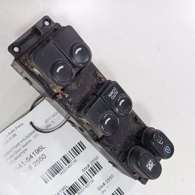 Driver Driver Front Door Master Lock And Window Switch 14-17 Hyundai Accent - Image 1 of 4