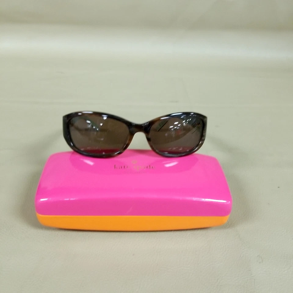 Óculos de sol Kate Spade DEE/S 0JDJ 04 azul/concha de tartaruga 54-17-120 com estojo - Imagem 1 de 4