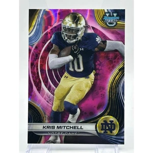 2024 Bowmans Best U Kris Mitchell Pink Lava Refractor 58/100 SP Notre Dame Irish - Picture 1 of 2