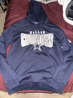 Vintage Dallas Cowboys Hoodie Nutmeg Lee Sports Made In The USA Size M 1998 Foto 1 de 4