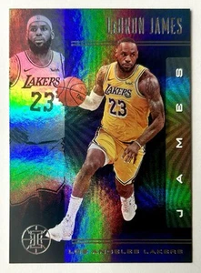 2019-20 Illusions LeBron James Black Sapphire Trophy Refractor SP #20 Lakers NBA - Picture 1 of 12