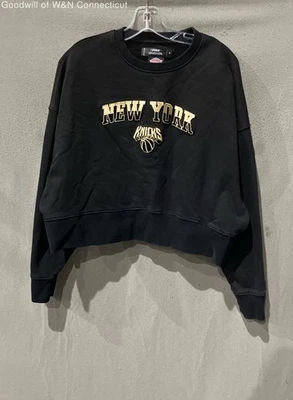 Sudadera NY Knicks Talla S Unisex Adultos Regular Negra/Dorada Básica Foto 1 de 4