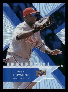 2008 Upper Deck X Xponential 4 #RH Ryan Howard - Picture 1 of 2