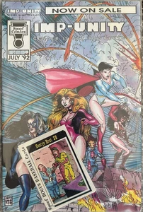 Imp-Unity #1 Spoof Comics selten 1992 mit Baseballkarten - Bild 1 von 2