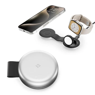 Cargador Inalámbrico Plegable Compacto 2 en 1 Butterfly con Adaptador de Viaje, Foto 1 de 4