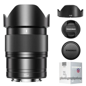 YONGNUO YN35mm F1.8S DA ART APS-C Auto Focus Prime Lens for Sony E-mount Cameras - Picture 1 of 8
