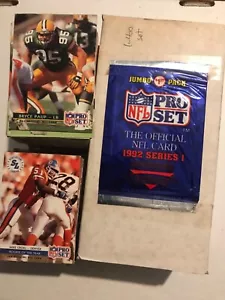 1992-93 Pro Set Serie 1 JUEGO COMPLETO de tarjetas de fútbol americano; 400 diferentes NFL, altas calificaciones - Imagen 1 de 7