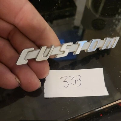 Plymouth 1959 emblema "personalizado" escritura OEM 1866626 vagón suburbano Foto 1 de 3