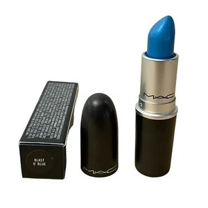 NUEVO LÁPIZ LABIAL MAC Lustre RARO Blast O' Blue Net Wt. 3 g/,01 fl oz - Imagen 1 de 3