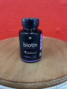 Sports Research Biotin Softgels, 5000 MCG - 120 Count - Picture 1 of 1