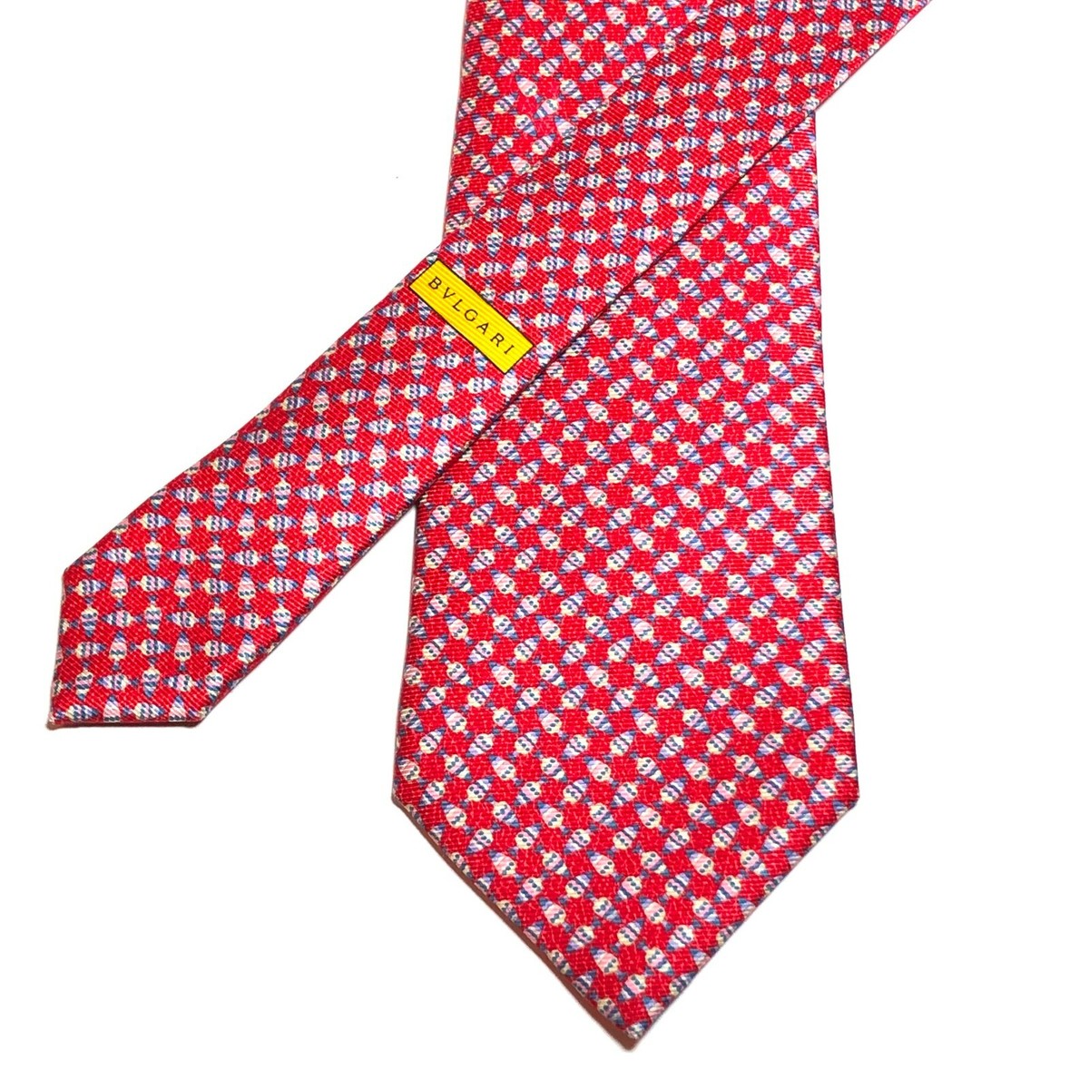BVLGARI ネクタイ THE SEVEN FOLD TIE Logomania Seven fold tie 246013 | Bulgari