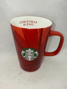 2014 Starbucks groß Holiday Weihnachten Kaffeebecher rot Keramik 5,5" Tasse 16 Unzen Weihnachten - Bild 1 von 7