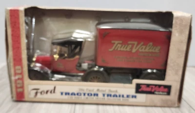 Ford 1918 Tractor Trailer-True Value Hardware-Bank-Limited Edition - Image 1 of 4