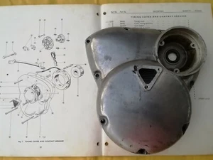Triumph Trident 750 T150V 1972 Timing Cover DX - Foto 1 di 1