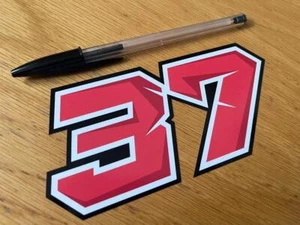 Augusto Fernandez Nummer 37 Startnummer - (Medium) - UK VERKÄUFER - Bild 1 von 1