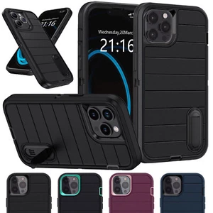 Funda resistente a prueba de golpes con soporte para teléfono iPhone 12 Pro Max 12 Pro 12 - Imagen 1 de 59