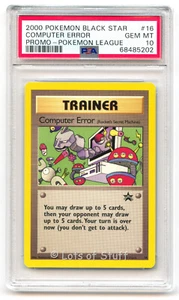 PSA 10 GEM MINT Computer Error Black Star Promos 2000 Pokemon League 16 -02 - Picture 1 of 2