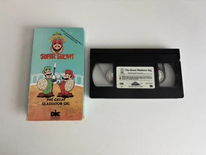 Super Mario Bros Super Show The Great Gladiator Gig VHS 1989 Rare Nintendo - Picture 1 of 14