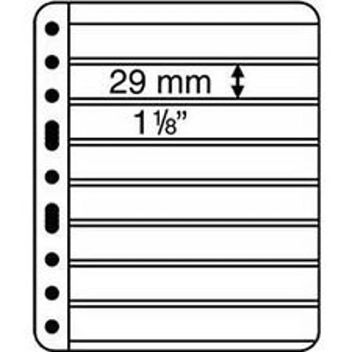 LEUCHTTURM Vario Hüllen 8 S - Pack=5 Hüllen