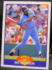 1989 Score Bo Jackson Baseball Card #330 (001)