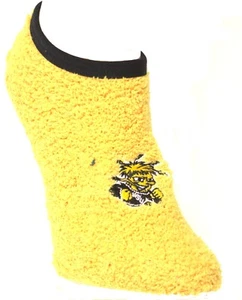 NCAA Non Skid Fuzzy Slipper Socks - Picture 1 of 34