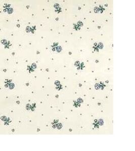 Dollhouse Wallpaper Pattern: Petite Fleur, Cream #MG148D23