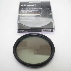 Polaroid 77mm Variable Range Neutral Density Filter ND HD Lens Camera - Picture 1 of 5