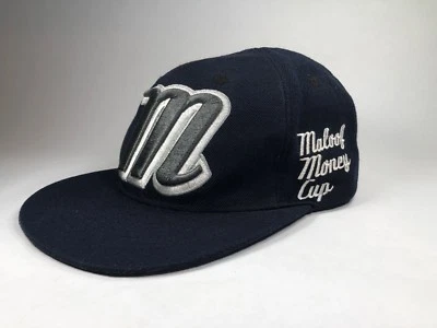 Gorra de béisbol Neff Maloof Money Cup negra bordada con cierre a presión ala plana Foto 1 de 4