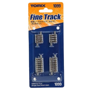 Tomix 1099 Schiene gerade / gerade Spur 18,5 mm & 33 mm 4 Stück - N - Bild 1 von 2