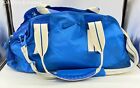 Vintage Nike Gym Athletic Duffle Bag Day Pack Luggage Weekender Bag Blue & Pink