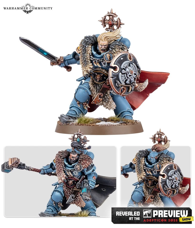 GAMES WORKSHOP Warhammer 40k Space Wolves- Wolf Guard Battle Leader
