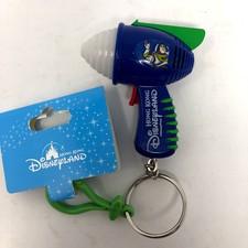 Disney Hong Kong Buzz Lightyear Space Ranger Gun Toy Story Keychain SEE VIDEO