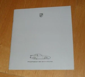 Porsche 944 Turbo Brochure 1985-1986 UK Market - Picture 1 of 3