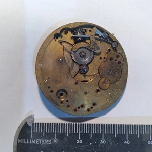 SWISS POCKET WATCH MOVEMENT 40.7mm DIAMETER FOR PARTS B36#15 - Picture 1 of 4