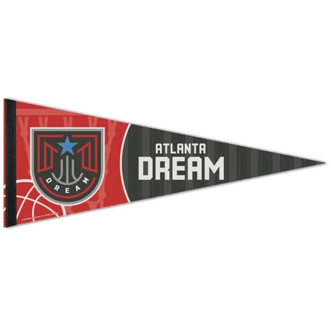 WinCraft Atlanta Dream 12'' x 30'' Premium Quality Pennant Cover