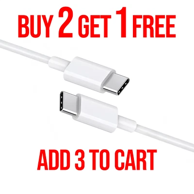 USB-C to USB-C Cable for Samsung & Iphone 16 15 Pro Max Fast Charger Type C-C - Image 1 of 4