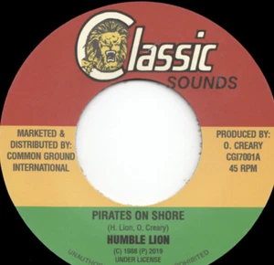 Humble Lion - Pirates on Shore 7" Classic Sounds / Jah Fingers Digital Roots 45 - Picture 1 of 2